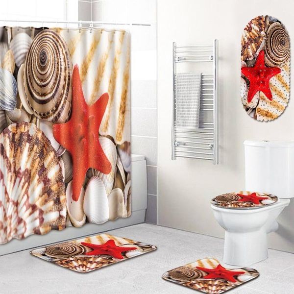 bath mats beach shell landscape bathroom shower curtain mat toilet cover five-piece set rugs and luxury
bath mats beach shell landscape bathroom shower curtain mat toilet cover five-piece set rugs and luxury