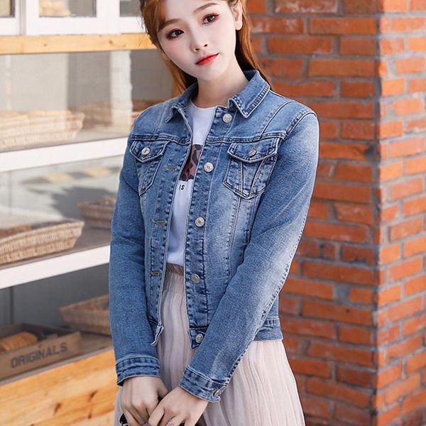 all-match slim stretch short denim jacket casual coat brand ladies autumn spring clothes women's jackets, Black;brown
all-match slim stretch short denim jacket casual coat brand ladies autumn spring clothes women's jackets, Black;brown