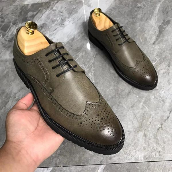 dress shoes yomior 2021 spring summer men casual leather business formal loafers vintage wedding brogue, Black
dress shoes yomior 2021 spring summer men casual leather business formal loafers vintage wedding brogue, Black
