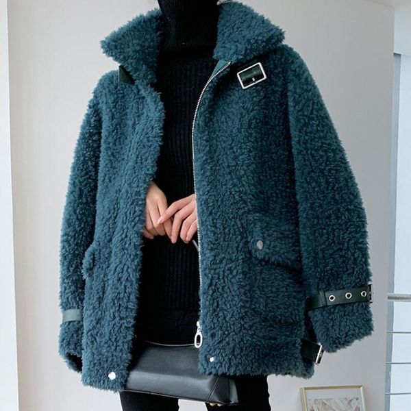 women's fur & faux women 2021 autumn winter real sheepskin coats female fashion wool coat warm outwear granular sheep shearing jacket l, Black
women's fur & faux women 2021 autumn winter real sheepskin coats female fashion wool coat warm outwear granular sheep shearing jacket l, Black