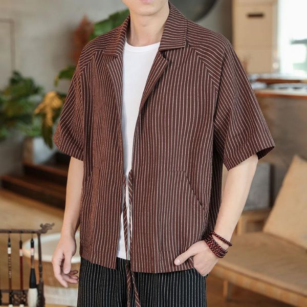 men's t-shirts mrgb half sleeve men shirt striped cotton linen chinese style male shirts casual oversized vintage blouses, White;black
men's t-shirts mrgb half sleeve men shirt striped cotton linen chinese style male shirts casual oversized vintage blouses, White;black