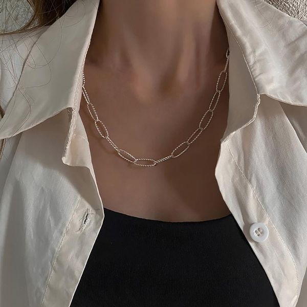 chains cosyoo silver color shiny glossy chain necklaces minimalist statement elegant simple clavicle short chokers for women jewelry
chains cosyoo silver color shiny glossy chain necklaces minimalist statement elegant simple clavicle short chokers for women jewelry
