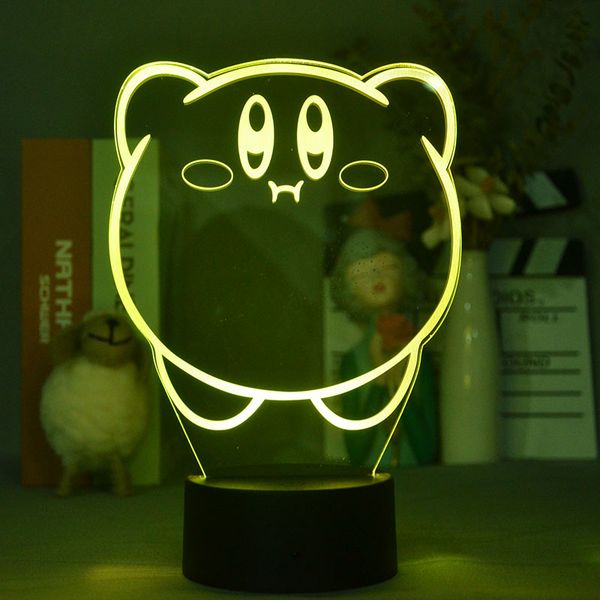 smart 3d night light projector led nightlight hawk bedside table lamp kids room decor gift the seven deadly sins birthday party