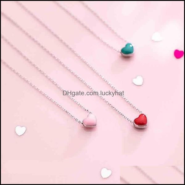 necklaces & pendants jewelryred green enamel hearts pendant necklace for women statement fine sier jewelry collar drop delivery 2021 ujocf, Silver
necklaces & pendants jewelryred green enamel hearts pendant necklace for women statement fine sier jewelry collar drop delivery 2021 ujocf, Silver
