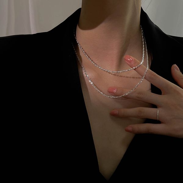 fashion products grain of doug new female xiafeng clavicle chain necklace contracted temperament necklace, Silver
fashion products grain of doug new female xiafeng clavicle chain necklace contracted temperament necklace, Silver