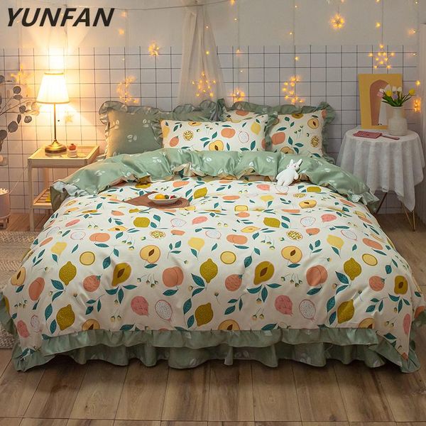 bedding sets korean bedclothes luxury pears duvet cover romantic lace girls princess quilts full single fruits
bedding sets korean bedclothes luxury pears duvet cover romantic lace girls princess quilts full single fruits