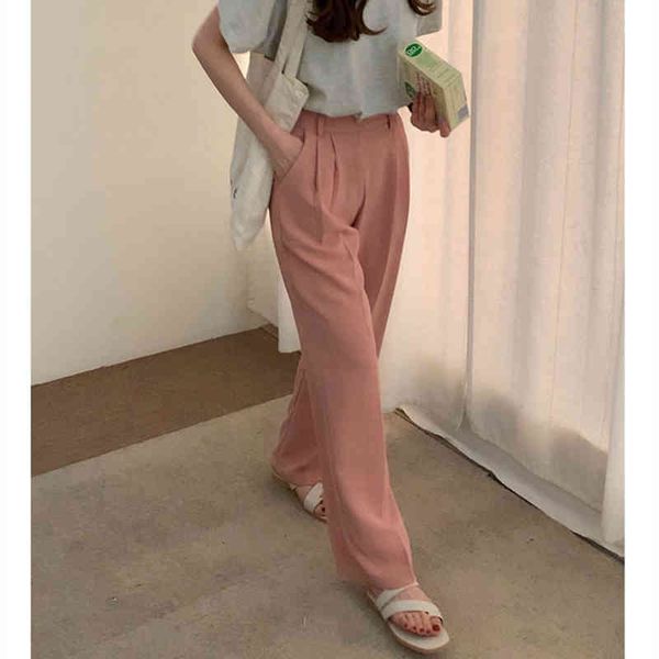 women's solid color straight suit pants spring summer office lady eleagnt trousers155-165cm 210515, Black;white
women's solid color straight suit pants spring summer office lady eleagnt trousers155-165cm 210515, Black;white