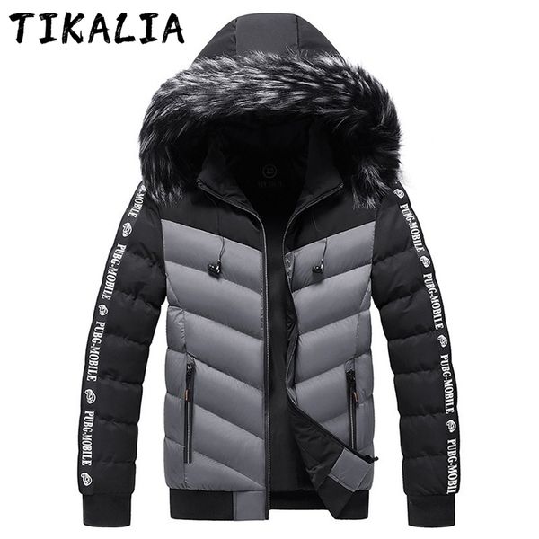 mens autumn winter parkas jacket men puffer thicken outwear coat fur collar fashion clothing cotton padded warm 210910, Black
mens autumn winter parkas jacket men puffer thicken outwear coat fur collar fashion clothing cotton padded warm 210910, Black