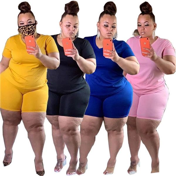 4xl 5xl plus size tracksuits women's clothing summer round collar solid color casual family two piece sports suit wholesale, Black
4xl 5xl plus size tracksuits women's clothing summer round collar solid color casual family two piece sports suit wholesale, Black