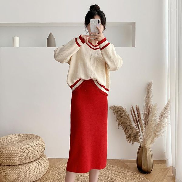 women's tracksuits make small knitted suits female two-piece qiu dong skirts in paragraph sweater coat, Gray
women's tracksuits make small knitted suits female two-piece qiu dong skirts in paragraph sweater coat, Gray