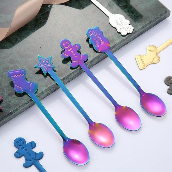spoons 4/6pcs/set christmas decorations for home xmas coffee dessert spoon tableware kitchen accessories year gift
spoons 4/6pcs/set christmas decorations for home xmas coffee dessert spoon tableware kitchen accessories year gift