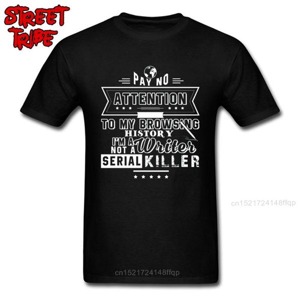 men's t-shirts for writer t shirt slim fit t-shirt serial killer summer autumn tshirt classic saying fun tees oversize camiseta xs, White;black
men's t-shirts for writer t shirt slim fit t-shirt serial killer summer autumn tshirt classic saying fun tees oversize camiseta xs, White;black