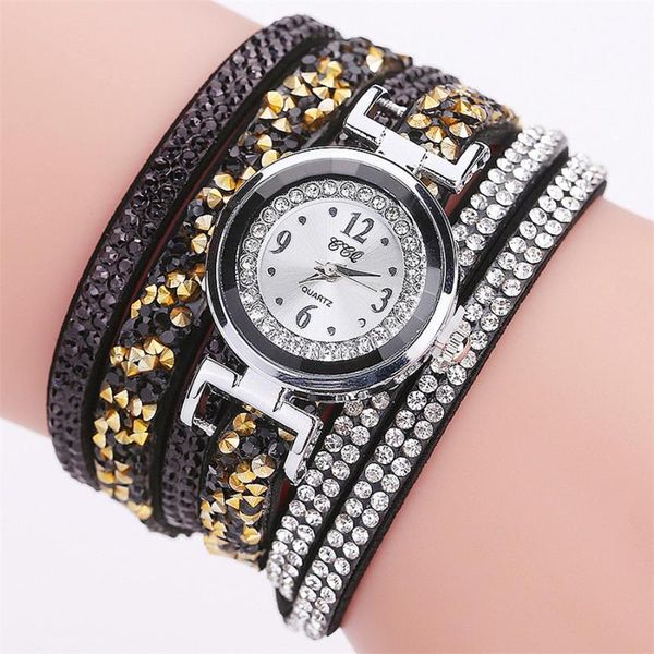 wristwatches luxury fashion women rhinestone watch casual leather crystal bracelet wrist watches quartz dress relogio feminino, Slivery;brown
wristwatches luxury fashion women rhinestone watch casual leather crystal bracelet wrist watches quartz dress relogio feminino, Slivery;brown