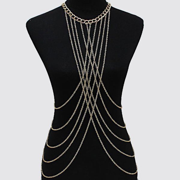 fashion body chains necklace statement chain jewelry cross for women beach accessories 211775, Silver
fashion body chains necklace statement chain jewelry cross for women beach accessories 211775, Silver
