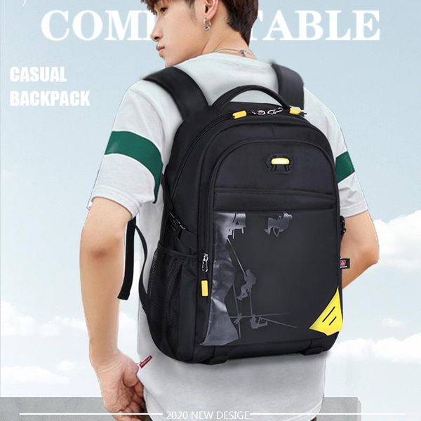 backpack men's lapoxford cloth material design large capacity waterproof
