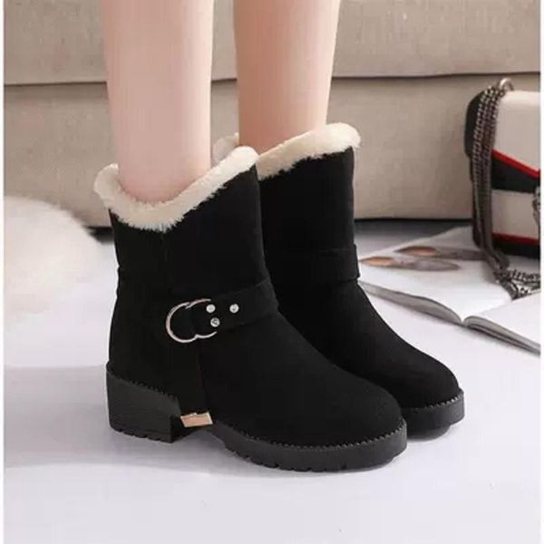 boots the 2021 winter plus velvet snow women's non-slip in korean version of warm thick student cotton, Black
boots the 2021 winter plus velvet snow women's non-slip in korean version of warm thick student cotton, Black