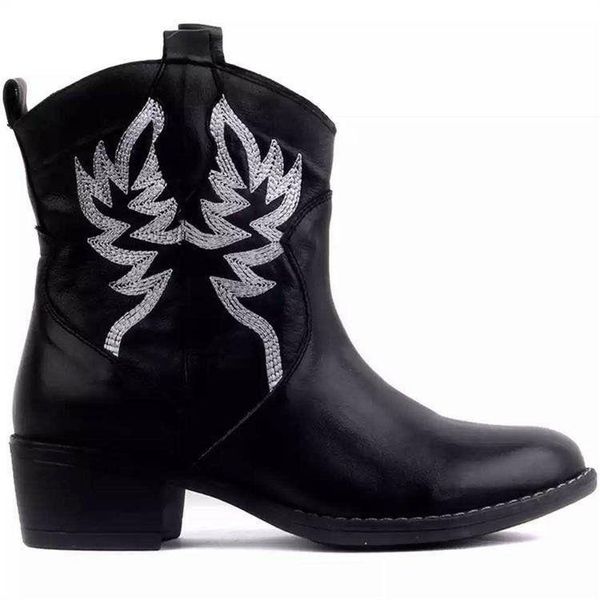 boots style short 2021 winter square heel side zipper european and american plus size embroidered, Black
boots style short 2021 winter square heel side zipper european and american plus size embroidered, Black