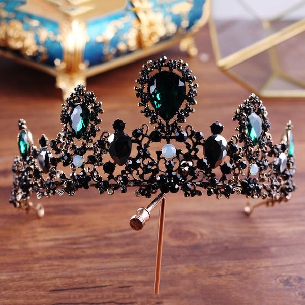 hair clips & barrettes baroque bronze black green crystal bridal tiaras crown vintage rhinestone diadem for brides headband wedding accessor, Golden;silver
hair clips & barrettes baroque bronze black green crystal bridal tiaras crown vintage rhinestone diadem for brides headband wedding accessor, Golden;silver