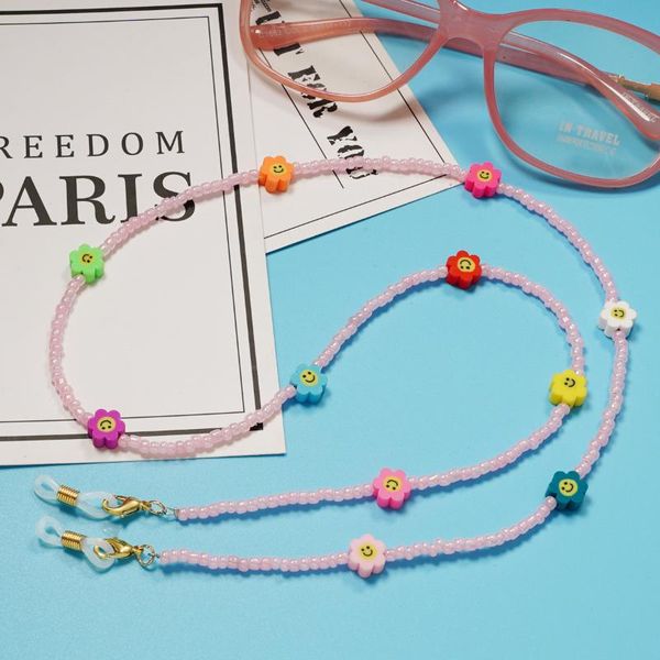 sunglasses frames dual-use diy soft pottery flower mask chain ancient wind hanging neck rainbow rice bead butterfly glasses, Silver
sunglasses frames dual-use diy soft pottery flower mask chain ancient wind hanging neck rainbow rice bead butterfly glasses, Silver