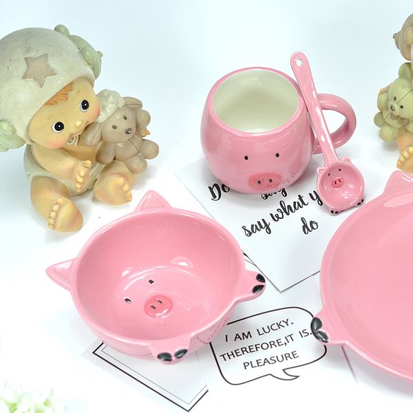 lovely pig children tableware ceramic set handmade artwork glazed and colored easy to clean
lovely pig children tableware ceramic set handmade artwork glazed and colored easy to clean