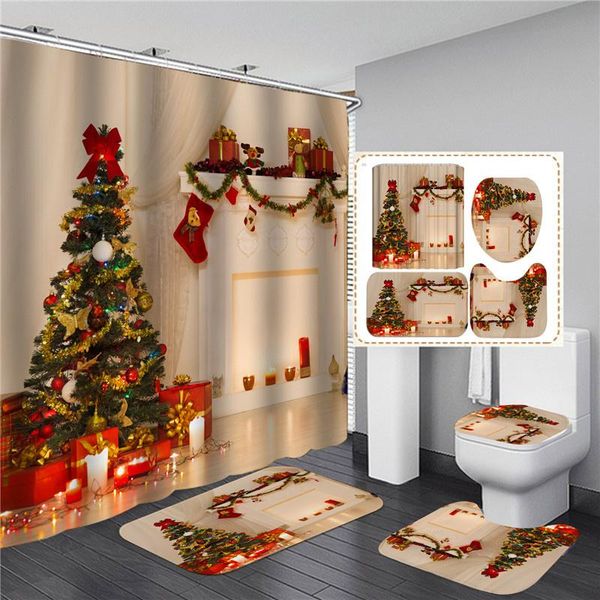 shower curtains merry christmas trees for bathroom bathing screen with anti-slip mat carpet toilet partition 3d festival decor
shower curtains merry christmas trees for bathroom bathing screen with anti-slip mat carpet toilet partition 3d festival decor