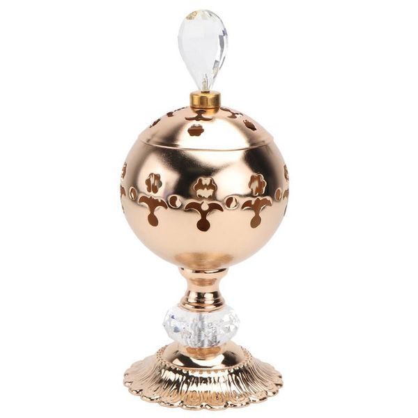 candle holders 1pc censer candlestick hollow-out stand iron art adornment home decor