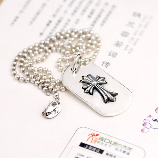 s925 sterling sier ch crowe cross military pendant men's and women's korean fashion thai sier pendant, Silver
s925 sterling sier ch crowe cross military pendant men's and women's korean fashion thai sier pendant, Silver