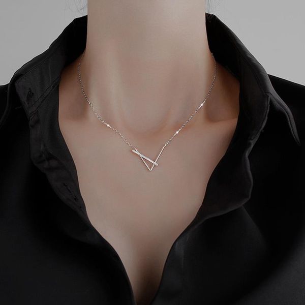 fashion v-shaped necklace simple geometric clavicle chain delicate women choker girls gifts charming jewelry accessories pendant necklaces, Silver
fashion v-shaped necklace simple geometric clavicle chain delicate women choker girls gifts charming jewelry accessories pendant necklaces, Silver