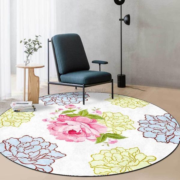 carpets classical chinese style peony flowers fresh big living room bedroom non-slip round mat carpet
carpets classical chinese style peony flowers fresh big living room bedroom non-slip round mat carpet