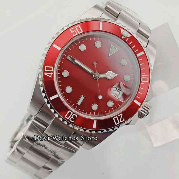 iron 40mm red bliger sterile plate gentlemen clocks sapphire glass lighting date 24 jewels japan nh35 automatic movement man wristwatc, Slivery;brown
iron 40mm red bliger sterile plate gentlemen clocks sapphire glass lighting date 24 jewels japan nh35 automatic movement man wristwatc, Slivery;brown