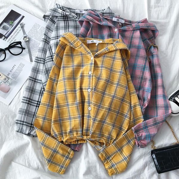 women's blouses & shirts 2021 style plaid spring summer shirt vintage long sleeve hooded tee girl blouse m309, White
women's blouses & shirts 2021 style plaid spring summer shirt vintage long sleeve hooded tee girl blouse m309, White
