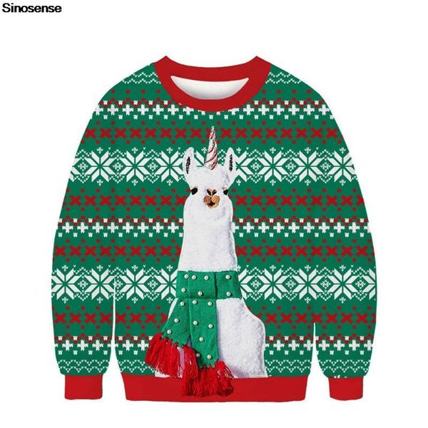 men's sweaters 3d funny llama print ugly christmas sweater men women crew neck long sleeve autumn winter sweatshirt xmas jumpers, White;black
men's sweaters 3d funny llama print ugly christmas sweater men women crew neck long sleeve autumn winter sweatshirt xmas jumpers, White;black