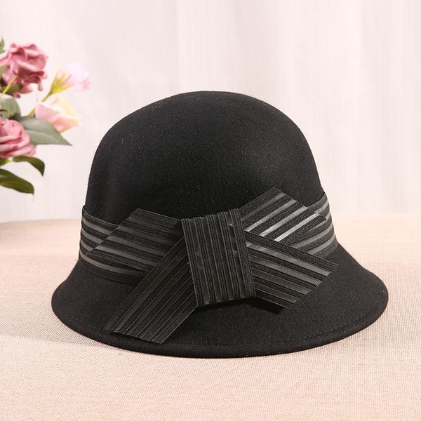 big hat 2021 autumn and winter wool felt transparent ribbon basin elegant fisherman's leisure, Blue;gray
big hat 2021 autumn and winter wool felt transparent ribbon basin elegant fisherman's leisure, Blue;gray
