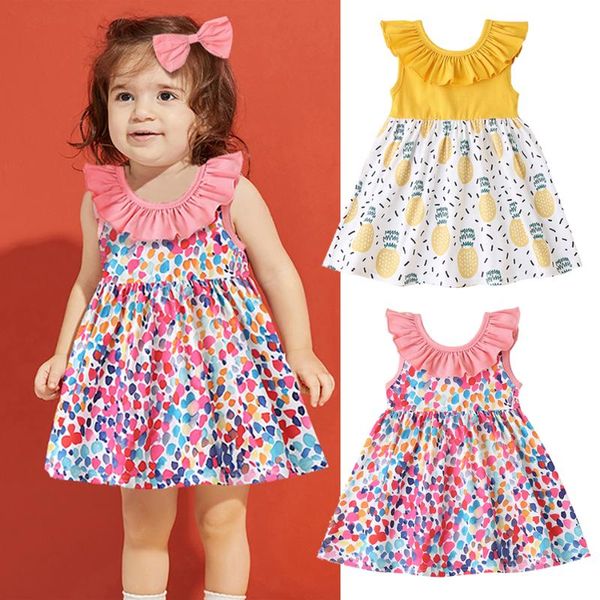 girl's dresses born baby girls dress kids cute sleeveless spain clothes infant ruffles floral summer toddler girl pink costume, Red;yellow
girl's dresses born baby girls dress kids cute sleeveless spain clothes infant ruffles floral summer toddler girl pink costume, Red;yellow