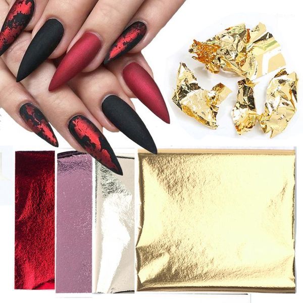 5pcs gold silver nail foils aluminum 3d thin foil holographic mirror decal colorful paper diy manicure art decor1, Black
5pcs gold silver nail foils aluminum 3d thin foil holographic mirror decal colorful paper diy manicure art decor1, Black