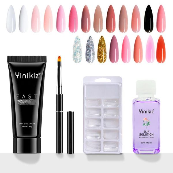nail gel yinikiz glitter poly extension 15ml polish all for manicure builder semi permanent soak off art set, Red;pink
nail gel yinikiz glitter poly extension 15ml polish all for manicure builder semi permanent soak off art set, Red;pink