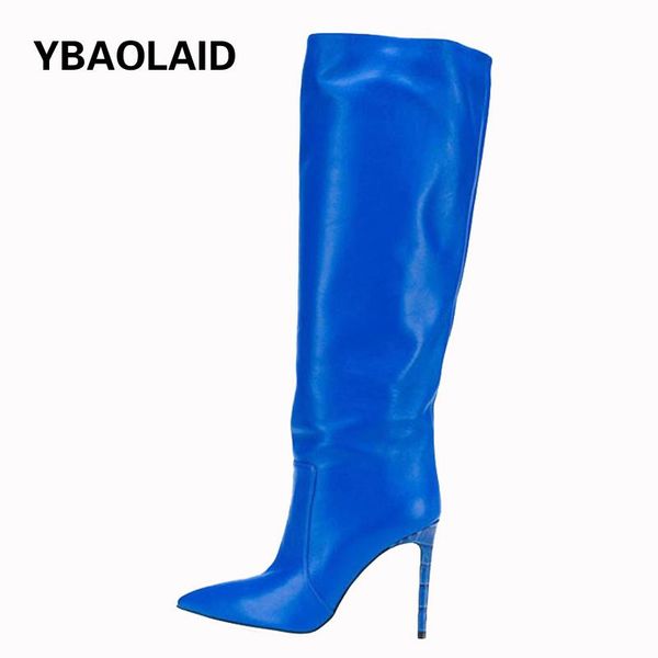 boots blue pointed toe stiletto girl high heel knee-length solid color sleeve fashion show long knight, Black
boots blue pointed toe stiletto girl high heel knee-length solid color sleeve fashion show long knight, Black