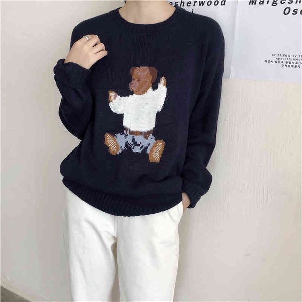 women's sweaters coat-shirts of the korean-style teddy bear, autumn and winter women's sweater, blouses pullovers (b8667) 7vfs, White;black
women's sweaters coat-shirts of the korean-style teddy bear, autumn and winter women's sweater, blouses pullovers (b8667) 7vfs, White;black