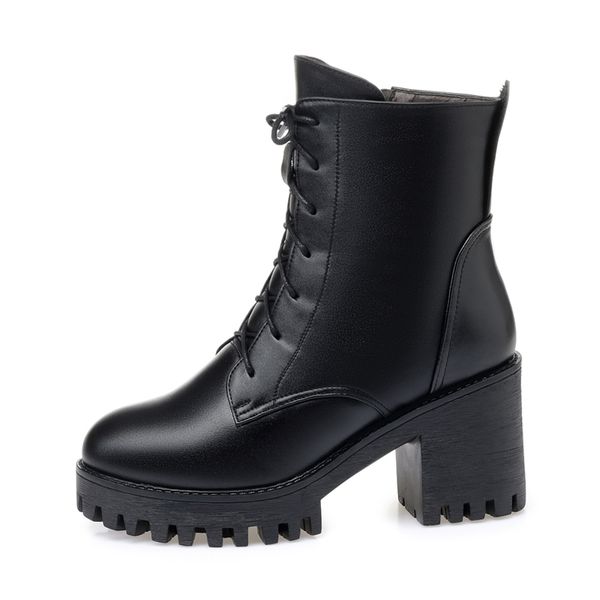 Genuine Leather Martin Short Boots Winter Womens Boots Thick-Soled Non-Slip Warm Wool Black Zip Lace Up Casual Work Shoes, Default color
Genuine Leather Martin Short Boots Winter Womens Boots Thick-Soled Non-Slip Warm Wool Black Zip Lace Up Casual Work Shoes, Default color