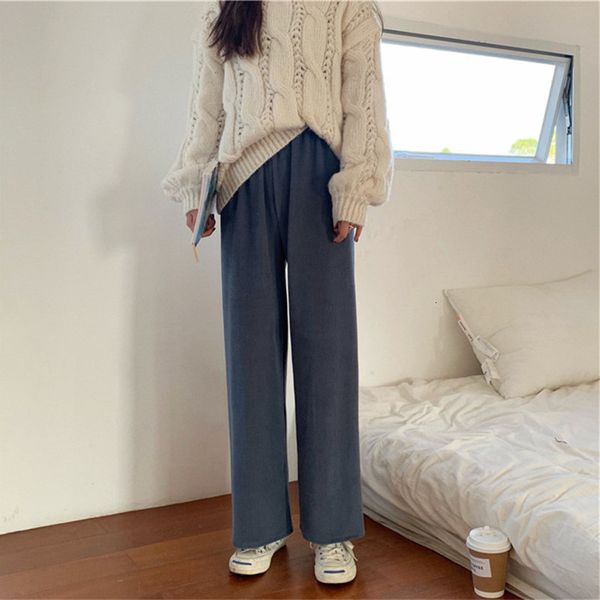 pants corduroy wide leg women autumn solid high waist casual loose full length pants korean plus size 5 colors, White
pants corduroy wide leg women autumn solid high waist casual loose full length pants korean plus size 5 colors, White