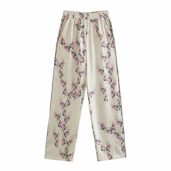 women's pants & capris traf women 2021 fashion with piping floral print vintage high elastic waist side pockets female trousers streetw, Black;white
women's pants & capris traf women 2021 fashion with piping floral print vintage high elastic waist side pockets female trousers streetw, Black;white