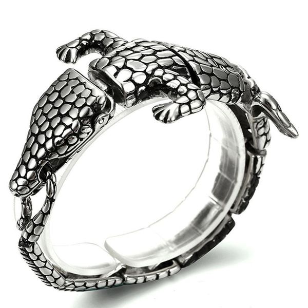 charm bracelets personality domineering crocodile for men trend punk style animal model jewelry gift, Golden;silver
charm bracelets personality domineering crocodile for men trend punk style animal model jewelry gift, Golden;silver