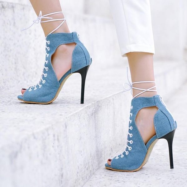 sandals legal botas cruz cinta denim salto alto dedo do p aberto roman stiletto sandlias femininas tamanho e 40-48, Black
sandals legal botas cruz cinta denim salto alto dedo do p aberto roman stiletto sandlias femininas tamanho e 40-48, Black