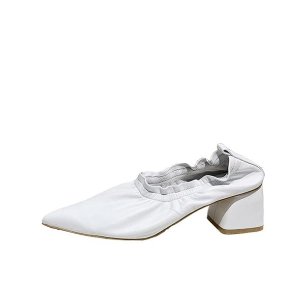 dress shoes white high heel woman single simple fashion women's pointed toe slip-on comfortable grandma size 33-40, Black
dress shoes white high heel woman single simple fashion women's pointed toe slip-on comfortable grandma size 33-40, Black