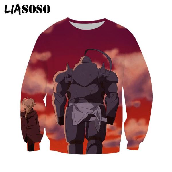 men's hoodies & sweatshirts liasoso anime fullmetal alchemist sweatshirt autumn 3d print men women hip hop street clothes long sleeve p, Black
men's hoodies & sweatshirts liasoso anime fullmetal alchemist sweatshirt autumn 3d print men women hip hop street clothes long sleeve p, Black