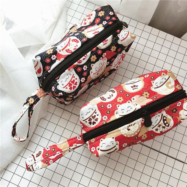 cosmetic bags & cases portable makeup organizer cute cat storage items handbags toiletry kit women's bag travel for small things
cosmetic bags & cases portable makeup organizer cute cat storage items handbags toiletry kit women's bag travel for small things