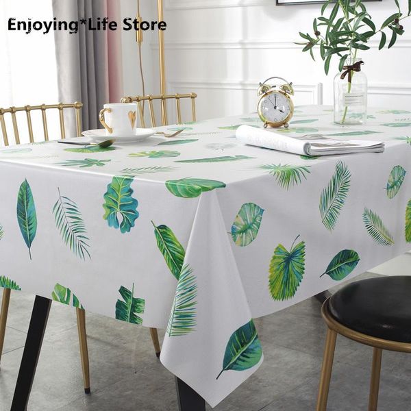 table cloth waterproof and oil-proof tablecloth pvc round rectangle tropical plant printing banquet party el cover
table cloth waterproof and oil-proof tablecloth pvc round rectangle tropical plant printing banquet party el cover