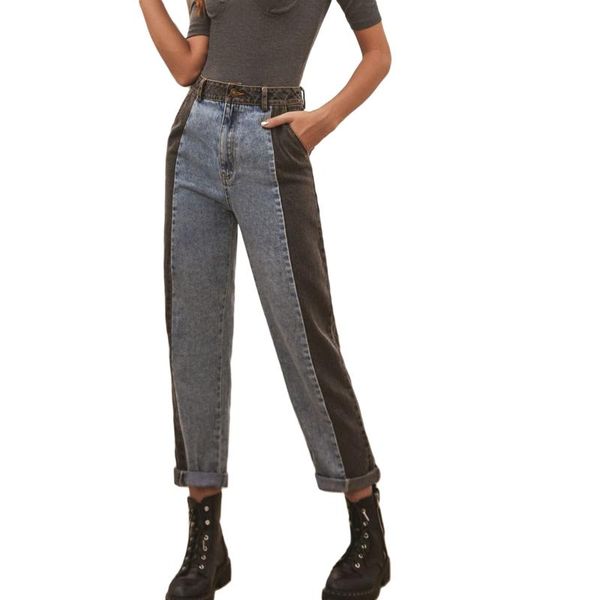 women's jeans variegated color with pockets high waist straight-leg pants zipper casual denim long autumn xs/s//l, Blue
women's jeans variegated color with pockets high waist straight-leg pants zipper casual denim long autumn xs/s//l, Blue