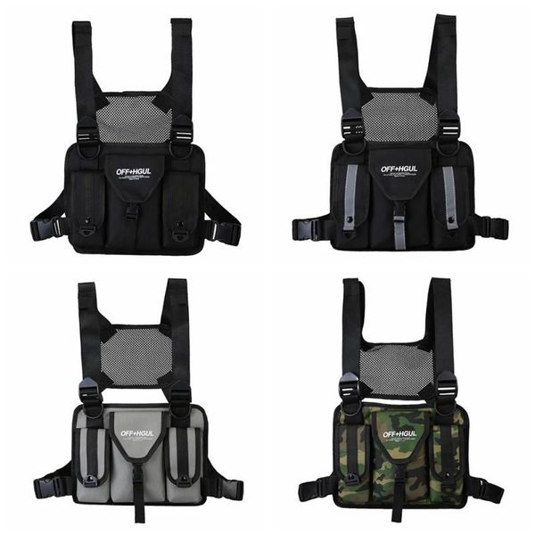 outdoor bags reflective tactical chest rig bag hip hop streetwear functional waist packs adjustable pockets waistcoat kanye west
outdoor bags reflective tactical chest rig bag hip hop streetwear functional waist packs adjustable pockets waistcoat kanye west
