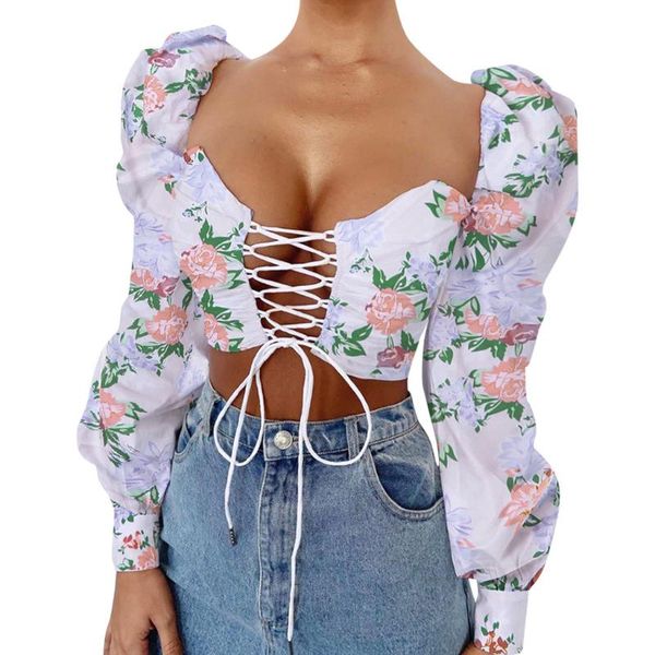 womail floral blouse long sleeve casual foral print lantern women korean blouses women's & shirts, White
womail floral blouse long sleeve casual foral print lantern women korean blouses women's & shirts, White